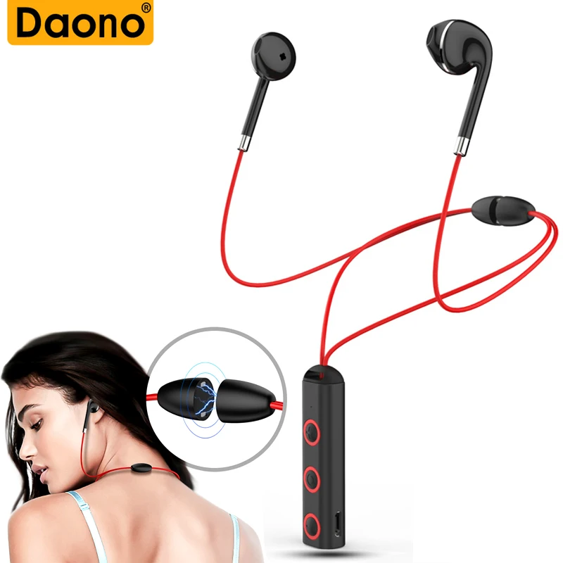 Daono высокое качество спортивные Bluetooth наушники от пота Магнитный наушник стерео