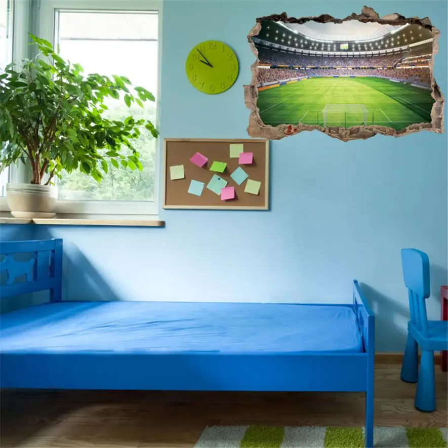 Домашний декор DIY Play Football House Съемная настенная наклейка домашняя Наклейка