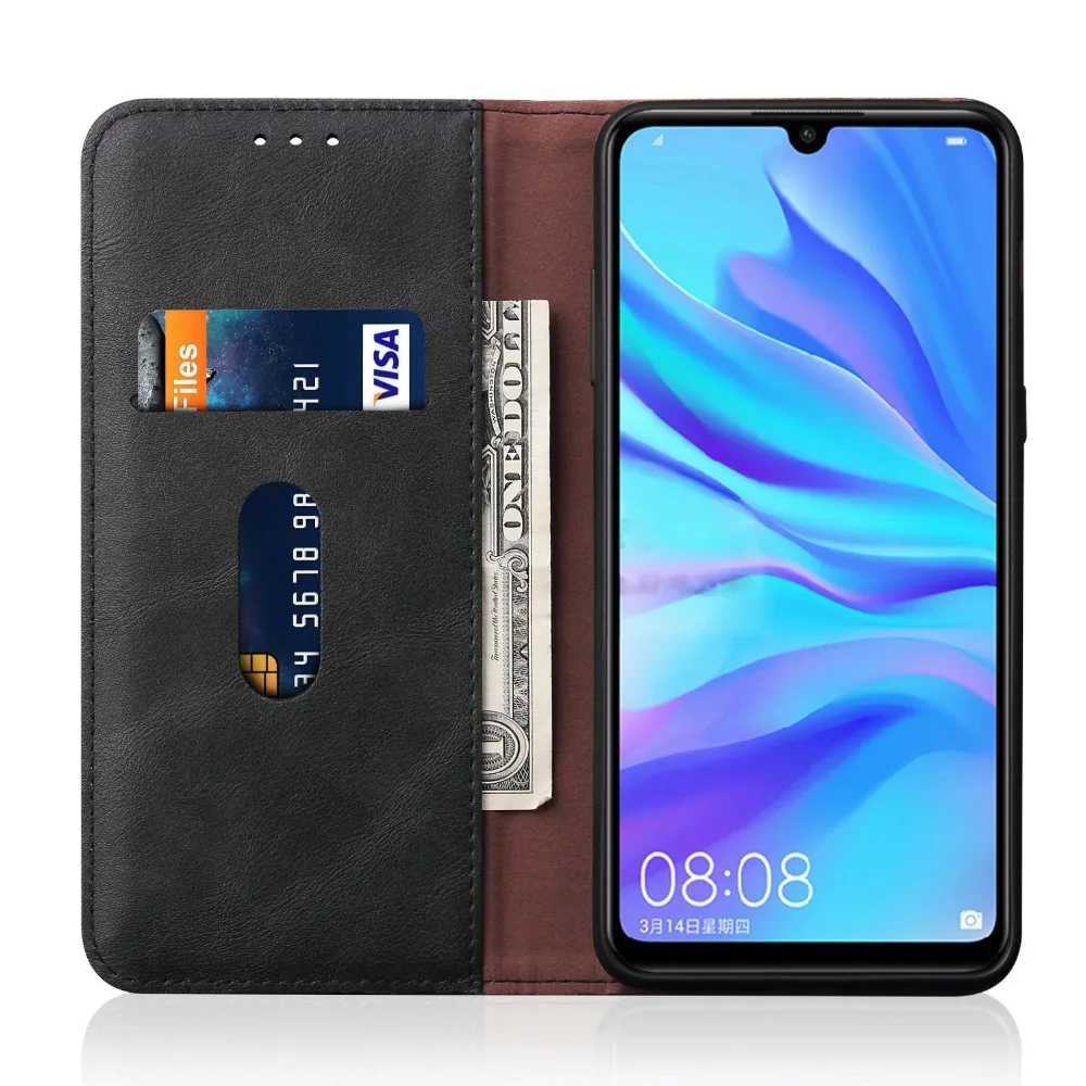 Для huawei Honor 9X Premium Global 20S 8S 10 Lite 10i 8X 8A View 20 Pro 20i V20 кожаный чехол с магнитной застежкой в стиле ретро