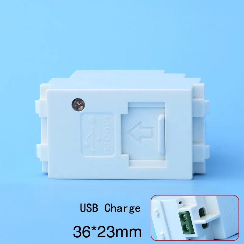 Белый слот USB для зарядки от 4 5 в до 7 мА выход настенной панели внешняя панель