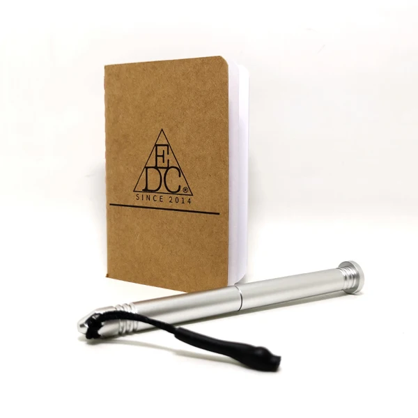 Spare pen and book EDC тактический кожаный кошелек для ноутбука многофункциональный зажим для карт тактическая ручка для письма с многофункциональным оборудованием инструмент карта - Цвет: Spare pen and book