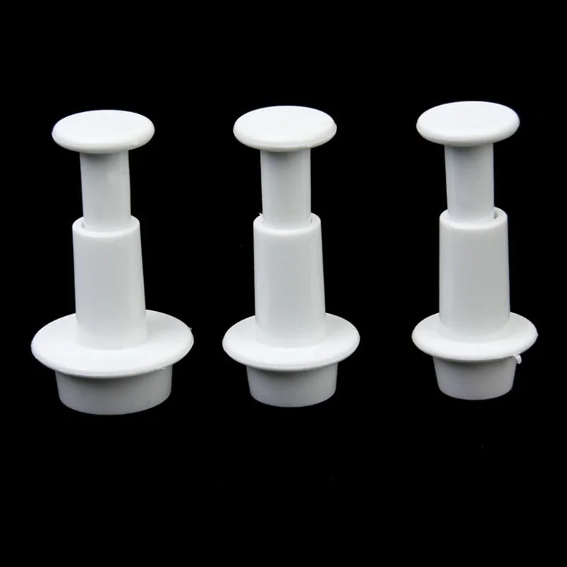3Pcs Round Cookie Plunger Cutter DIY Fondant Decorating Tools For Drop Shipping | Дом и сад