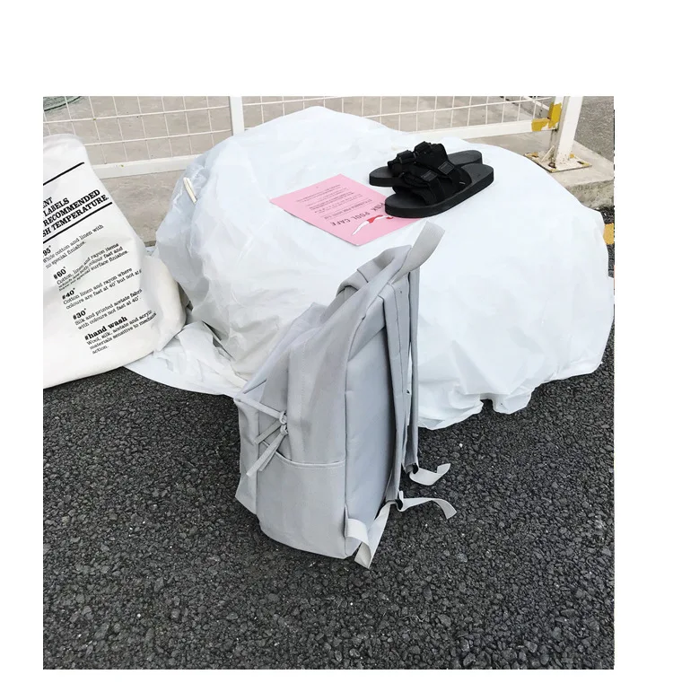 Школьный рюкзак для девочек-подростков Mochila Feminina, Большой Студенческий рюкзак, женская школьная сумка, серый Рюкзак, лето