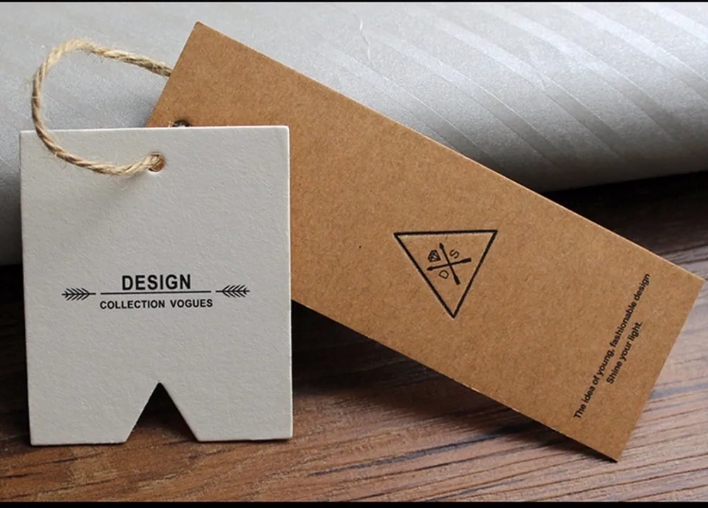 

Customized Women's men's wear clothes Tag hem tag
