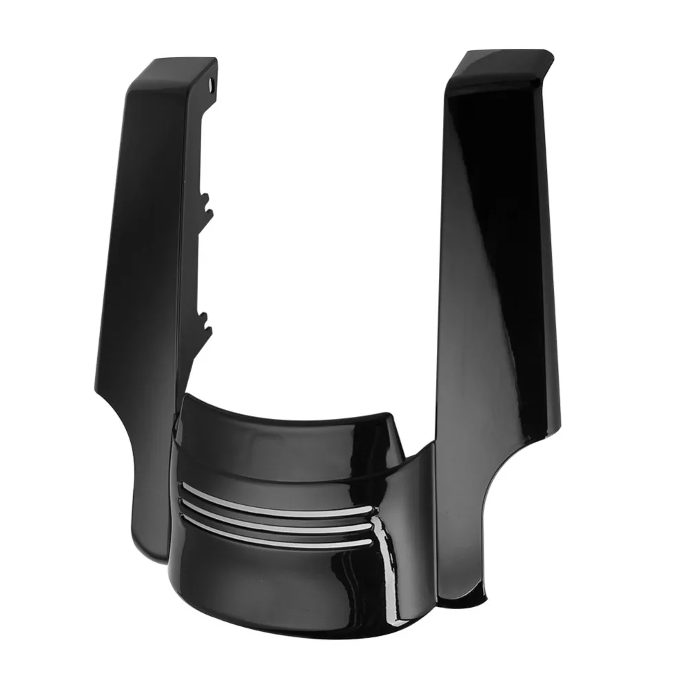 Motorcycle Black Rear Stretched Fender Extension For Harley Touring Street Road Glide Bike 2014-2021 2020 2019 2018 2017 2016 15 |