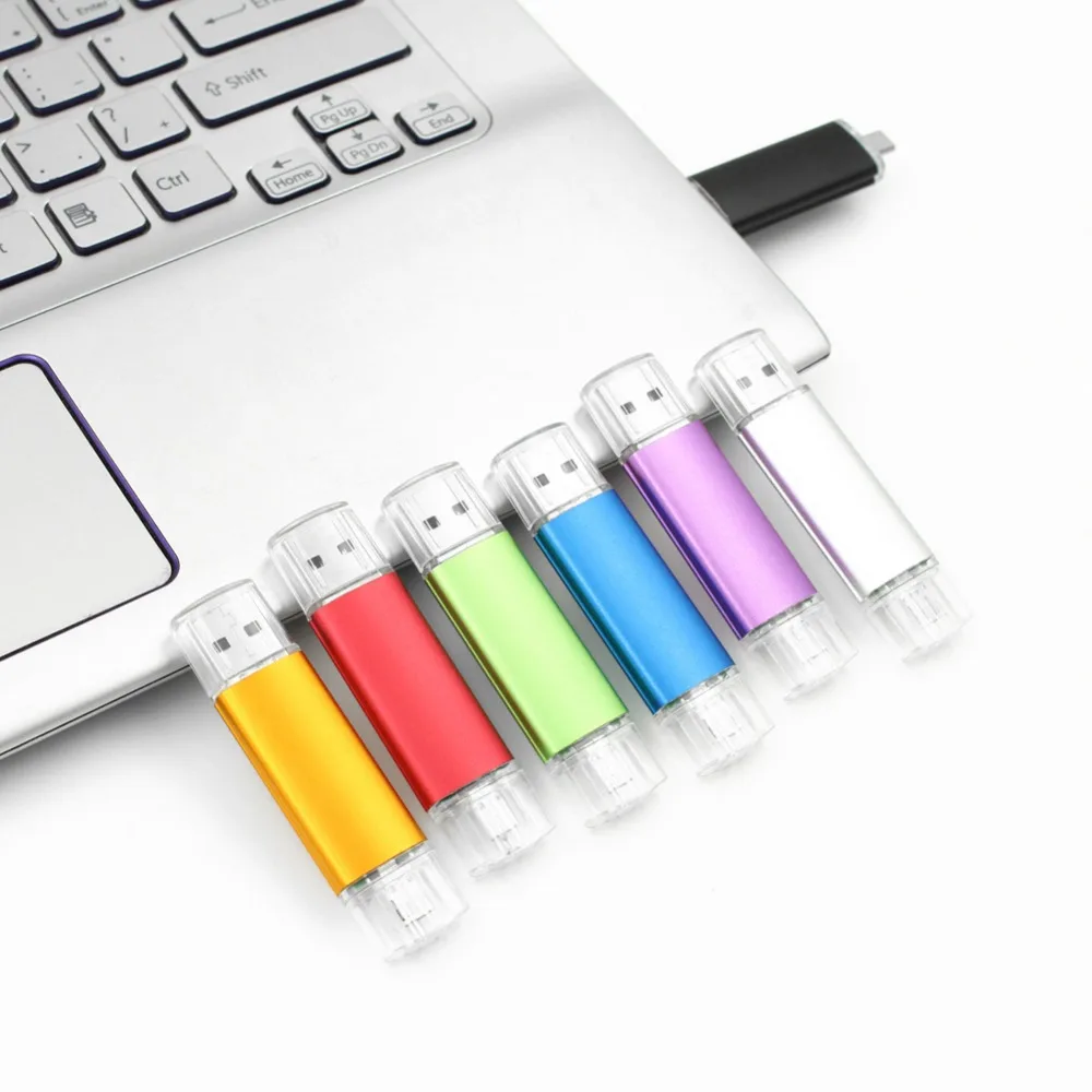 Новый OTG флеш накопитель usb u Диск для смартфона 32 ГБ 16 8 4 карта памяти мини Внешнее
