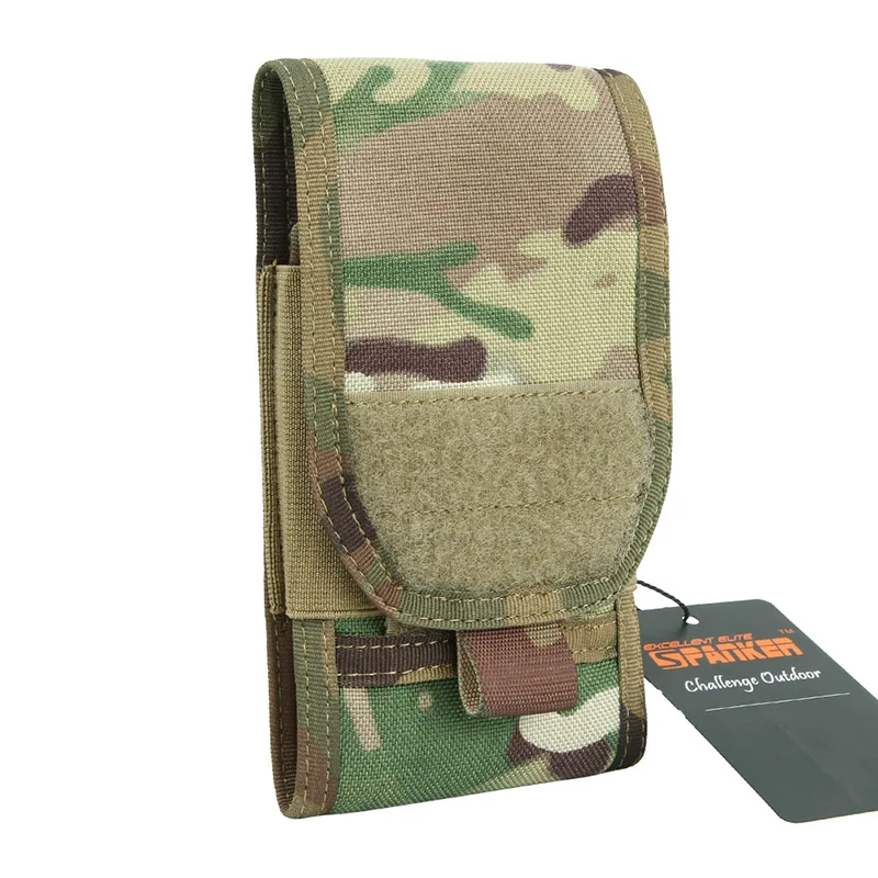 Отличная Элитная тактическая сумка-бизань Molle для охоты, военная поясная сумка, чехол-кобура для телефона 5,", универсальная версия