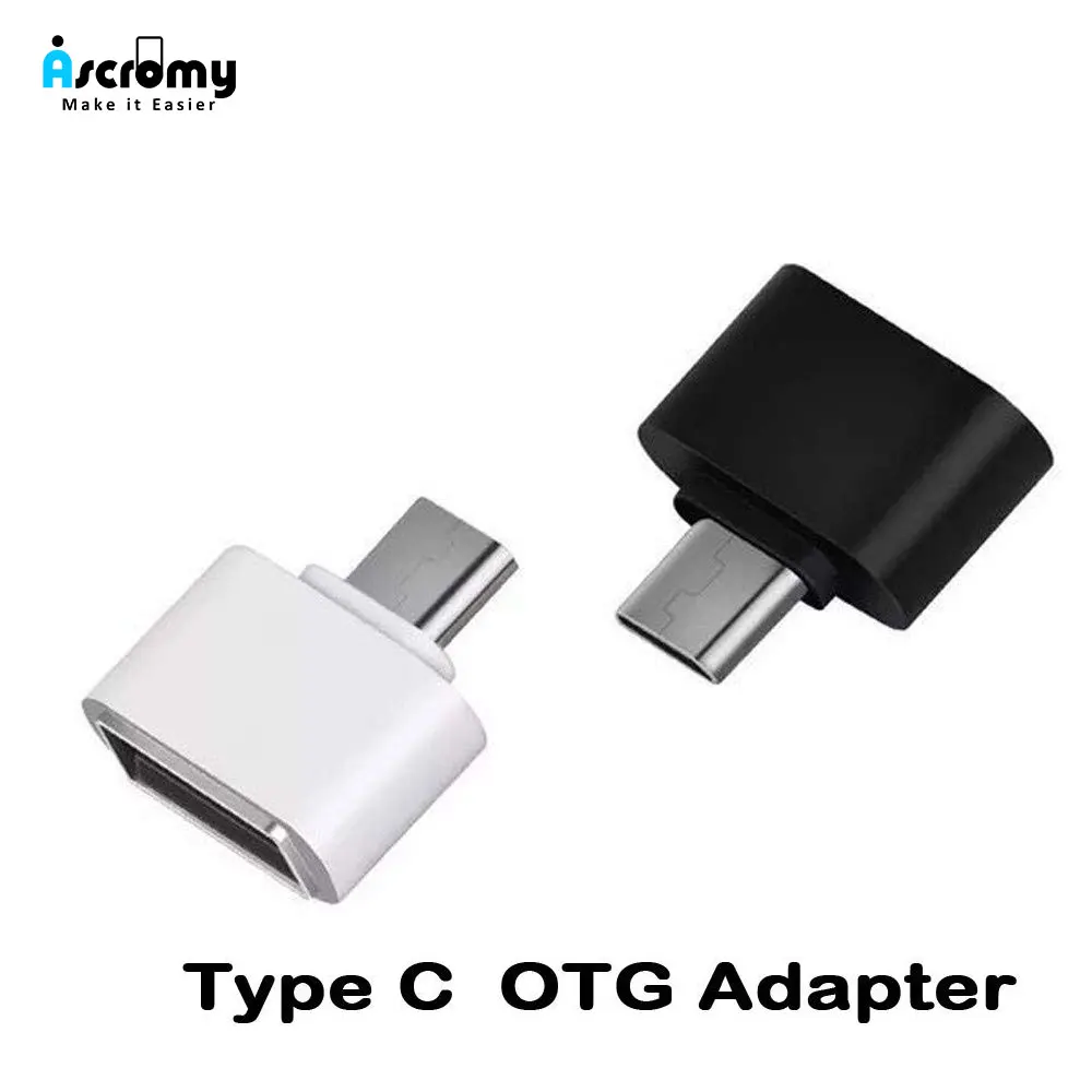 Ascromy 3 шт. USB C OTG адаптер для Huawei P20 Lite Xiaomi Redmi Note 7 Pro Samsung Galaxy S9 S8 Plus Oneplus 6 6T 5 Type