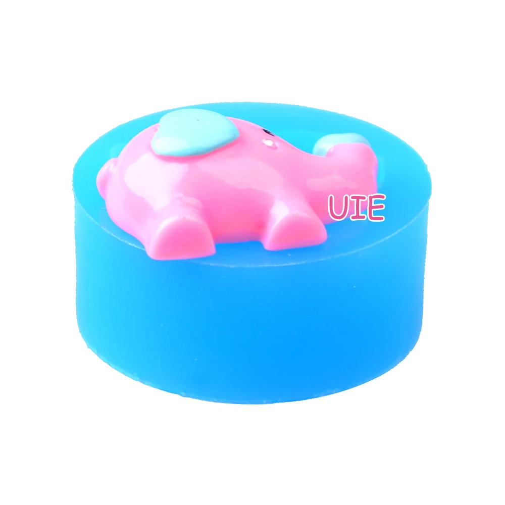 DYL394U 24 2 мм Kawaii Elephant силиконовая форма-форма в виде животных пищевая помадка