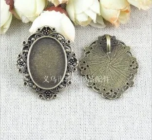 

Free Shipping(A1604) 25mmx18mm oval Cameo Settings Alloy Cork Base Making Charm Pendant Jewelry Accessories Findings