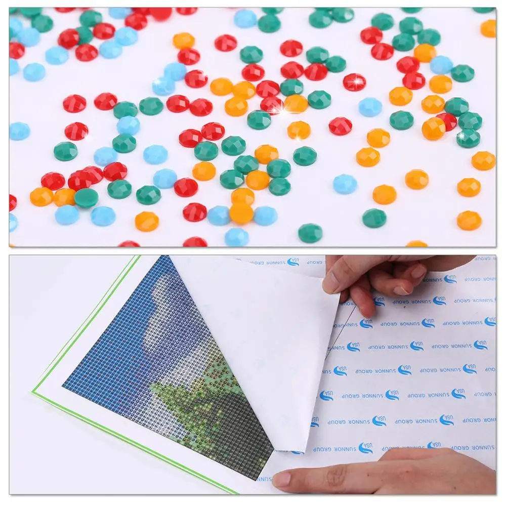 DIY алмазная живопись Золотая рыбка С кристалалми и стразами вышивка бисером