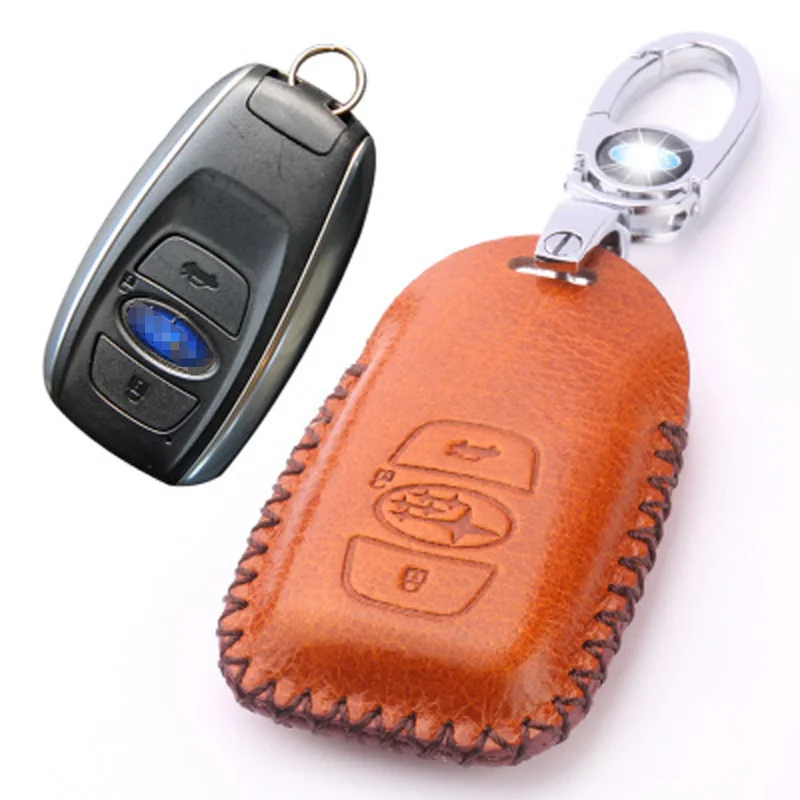 Оригинальный чехол для брелока с дистанционным управлением серии Subaru|leather key fob