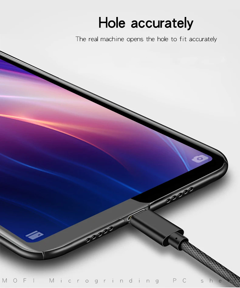 Чехол для Meizu X8, чехлы MOFI, жесткий чехол для Meizu X8, высокое качество, тонкий чехол для Meizu X8 6,15''