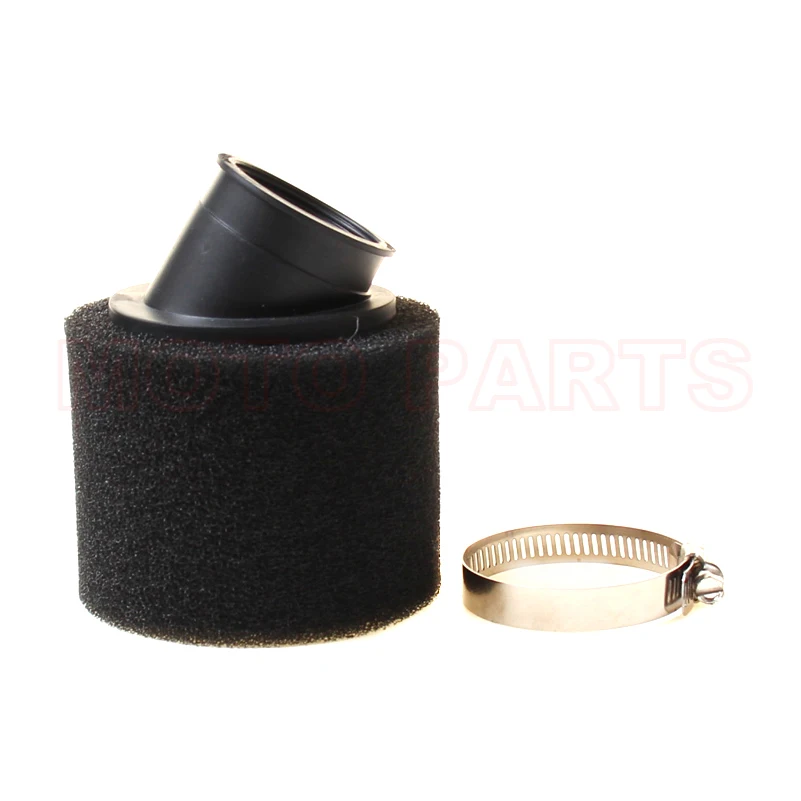 

NEW Black 35mm 38mm 42mm 45mm 48mm Bend Elbow Neck Foam Air Filter Sponge Cleaner Moped Scooter Dirt Pit Bike Motorcycle