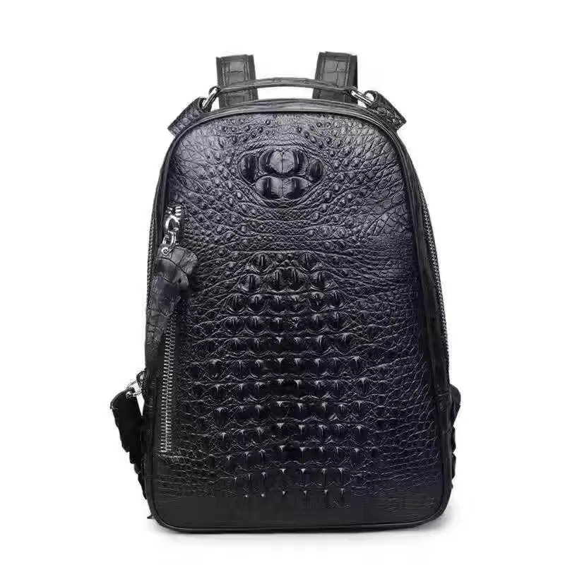 Мужская деловая сумка из крокодиловой кожи черный портфель для ноутбука со