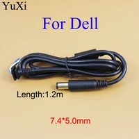 yuxi 7 4 x 5 0 mm power dc jack charger adapter plug cord connector cable power supply cable for hp for dell laptop 7 45 0 1 2m