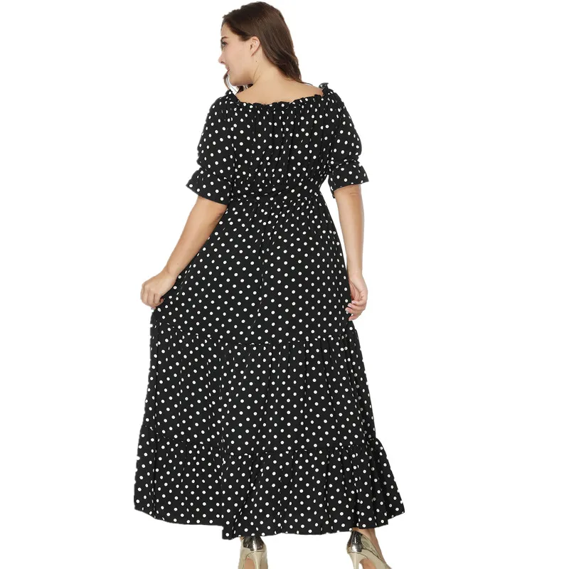 YOGLEX платье большого размера XL-XXXXL 5XL 6XL 2018 Весна Лето с коротким рукавом богемные