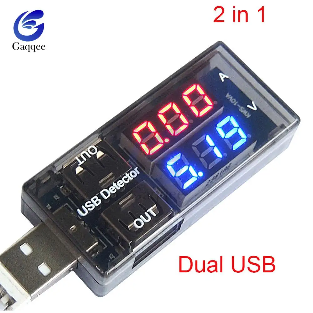Type 6 Светодиодный тестер с двойным usb-портом, тестовый детектор для зарядки тока, тестер на батарею er, вольтметр, амперметр, зарядное устройство, Doctor Meter Monitor - Цвет: Type 6