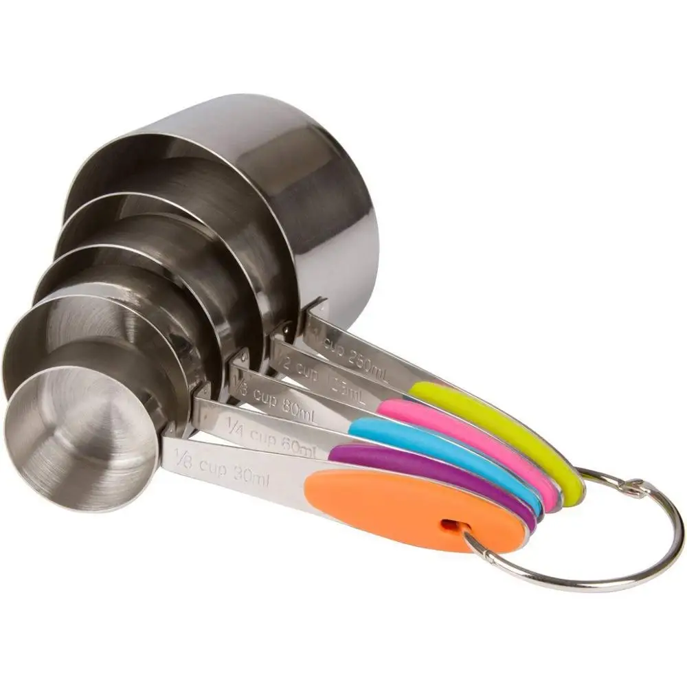 304 Stainless Steel Measuring Cups and Spoons Set kitchen accessories for Baking cake Kitchen cooking tools | Дом и сад