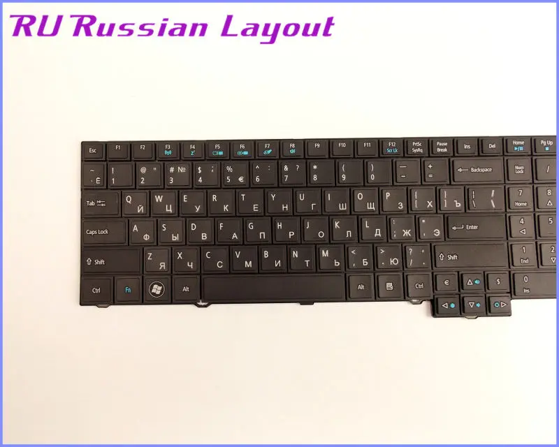 Новый российский Клавиатура для ноутбука версии Acer Travelmate 5760 5760G 6595 6595G 8573 8573G 7750 7750G