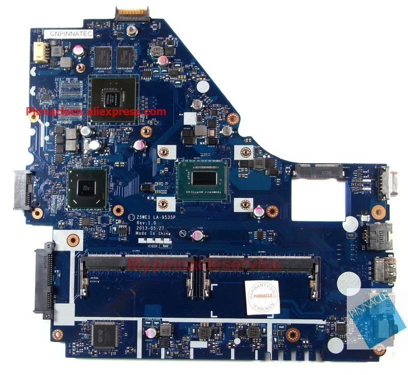 NBMES11001 i3-3217U материнская плата для acer aspire E1-570 E1-570G LA-9535P