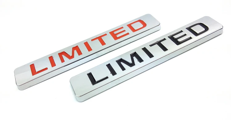 

Metal Chromed Limited Auto Emblem Badge Sticker Logo