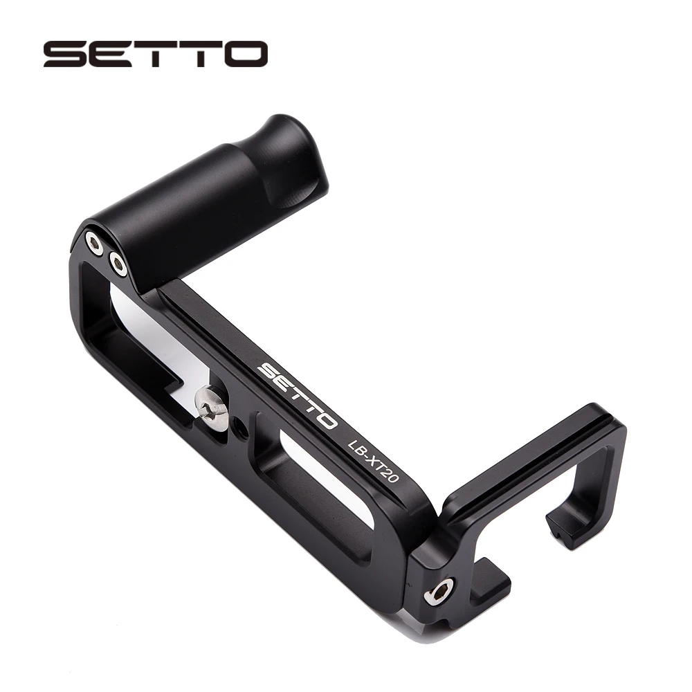 SETTO Pro вертикальный l-образный кронштейн для штатива быстросъемная пластина базовая ручка для Fujifilm для Fuji XT20 X-T20 X-T10 XT30 камера
