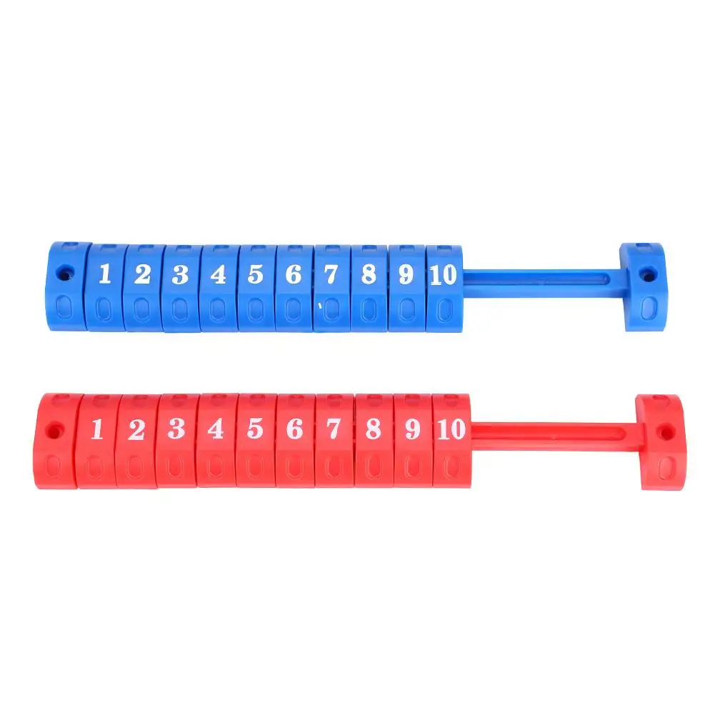 Blue Red 2 шт./компл. настольный футбол cчетное табло индикатор Настольный Счетчик 1,4 метра футбольный стол Запчасти Тап; аксессуары - Цвет: Blue Red