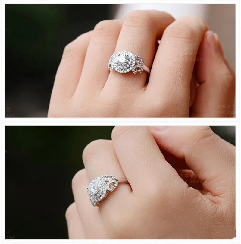 

Fine Butterfly Promise Rings for women 925 Sterling silver AAAAA cz Female Wedding Band Ring Engagement Bridal Jewelry