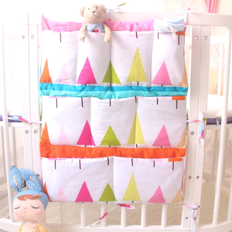 9 карманов babybett подвесные Детские выдвижной ящик для хранения мешок с персонажем