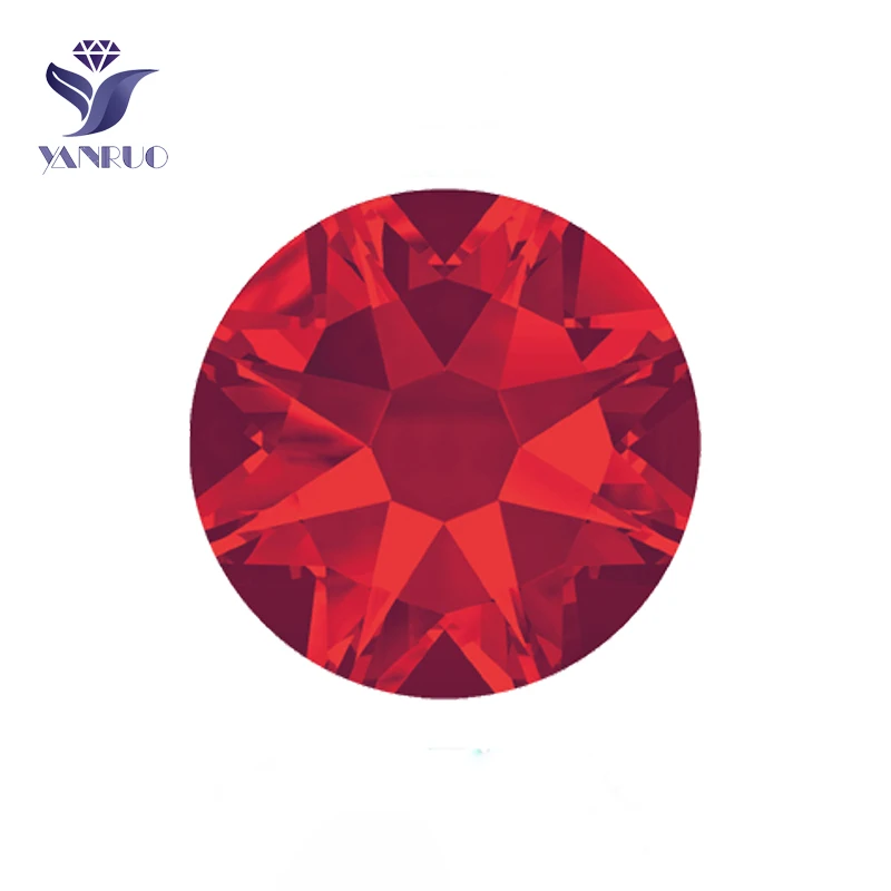 YANRUO 2088HF SS20 Lt. Siam 8 Big Small 1440 шт. Стразы для одежды|hotfix rhinestones|rhinestones for clothingcrystal hotfix |