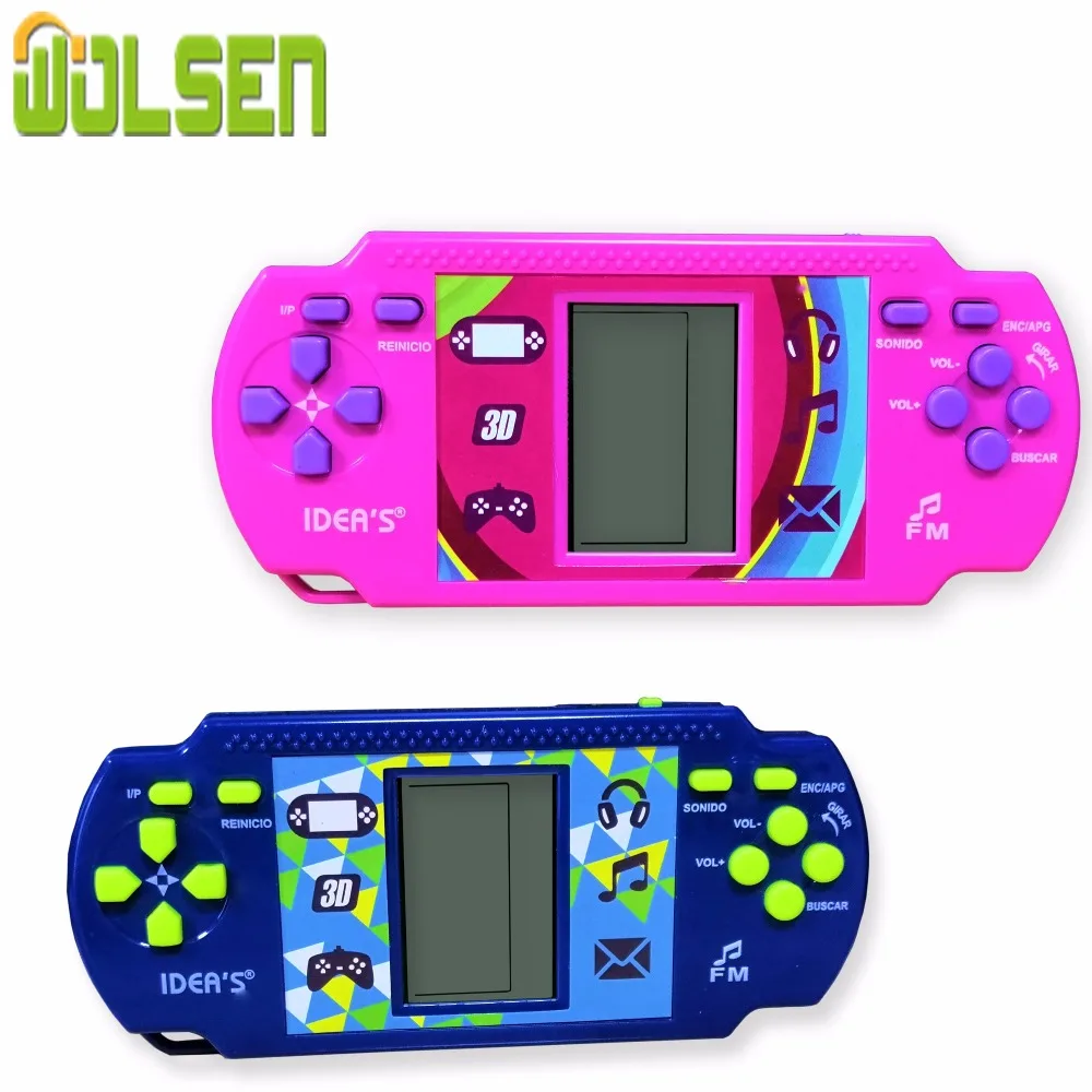 Портативная игровая консоль со встроенной кирпичной игровой поддержкой