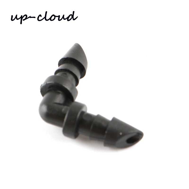 30 шт UP CLOUD 4/7 мм шланг колючий локоть 90 градусов соединитель садовый завод микро