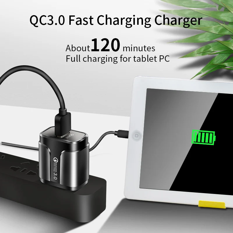 ROCK Quick Charge 3 0 быстрое зарядное устройство Usb QC3.0 настенное для мобильного телефона