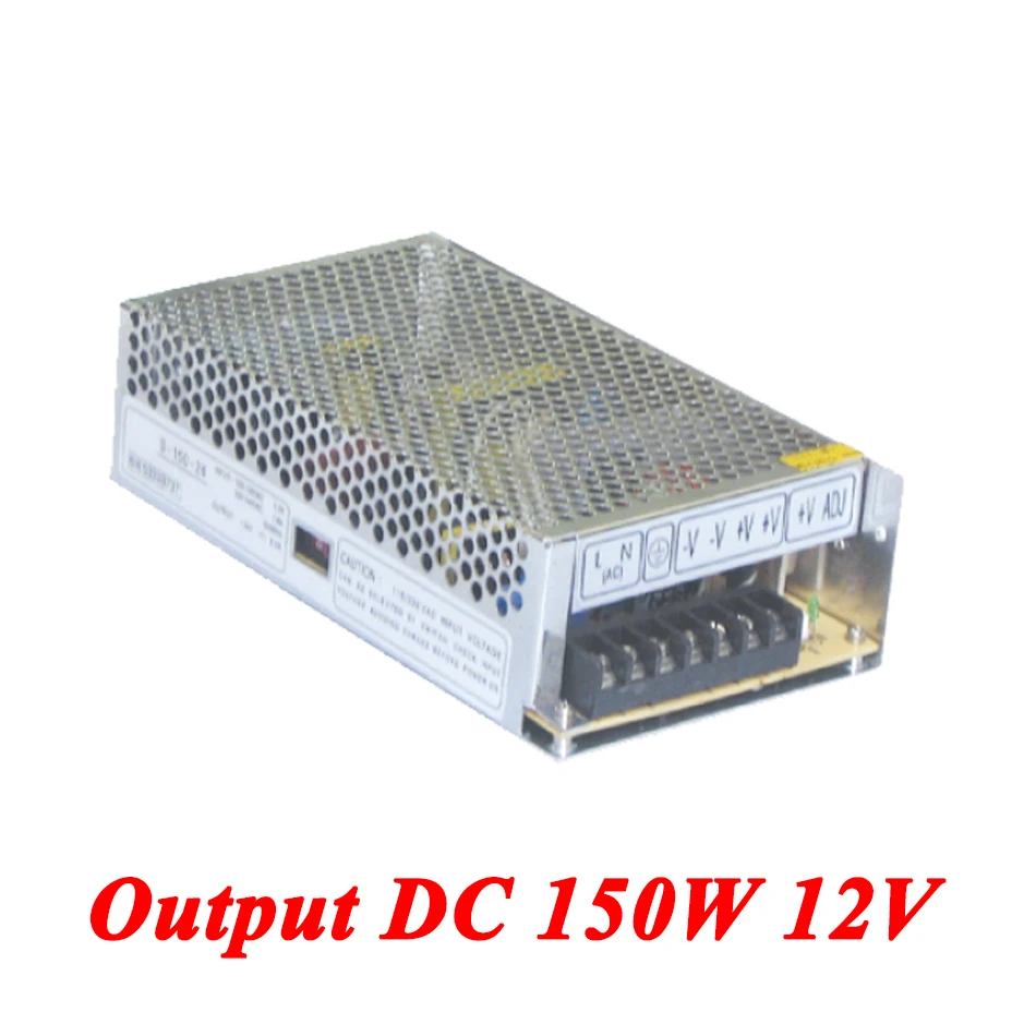 S 150 12 импульсный источник питания Вт 12В 12.5A одиночный выходной ватт для