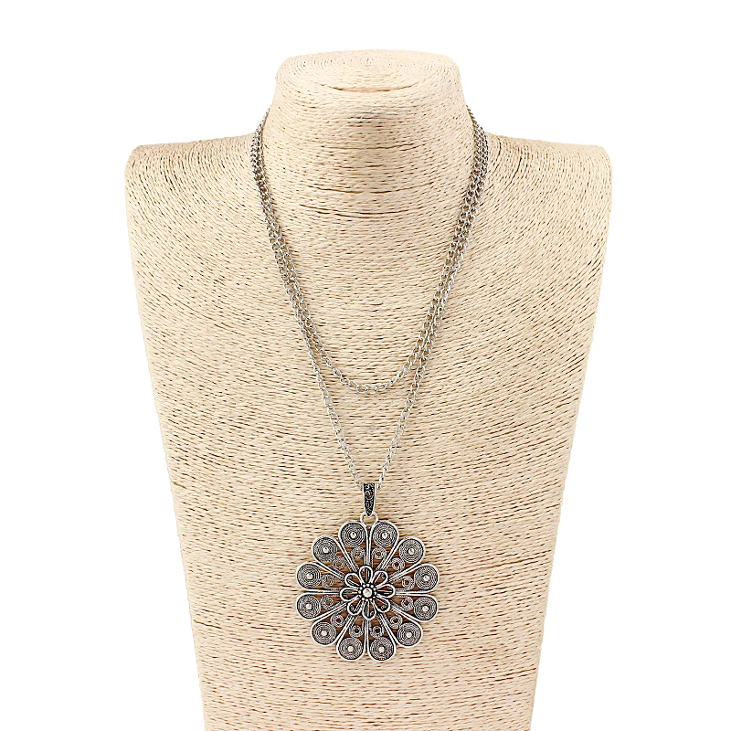 Цепочка с подвеской в виде цветка 1 шт. | Украшения и аксессуары