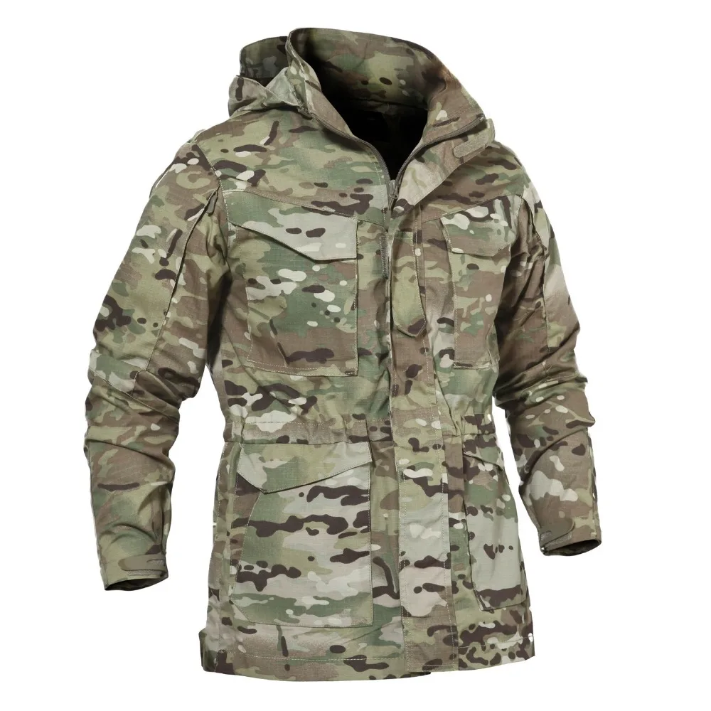 

Shanghai Story Men's Military Trench Coat Waterproof windbreaker Trench Army tactical Clothing 6 Color