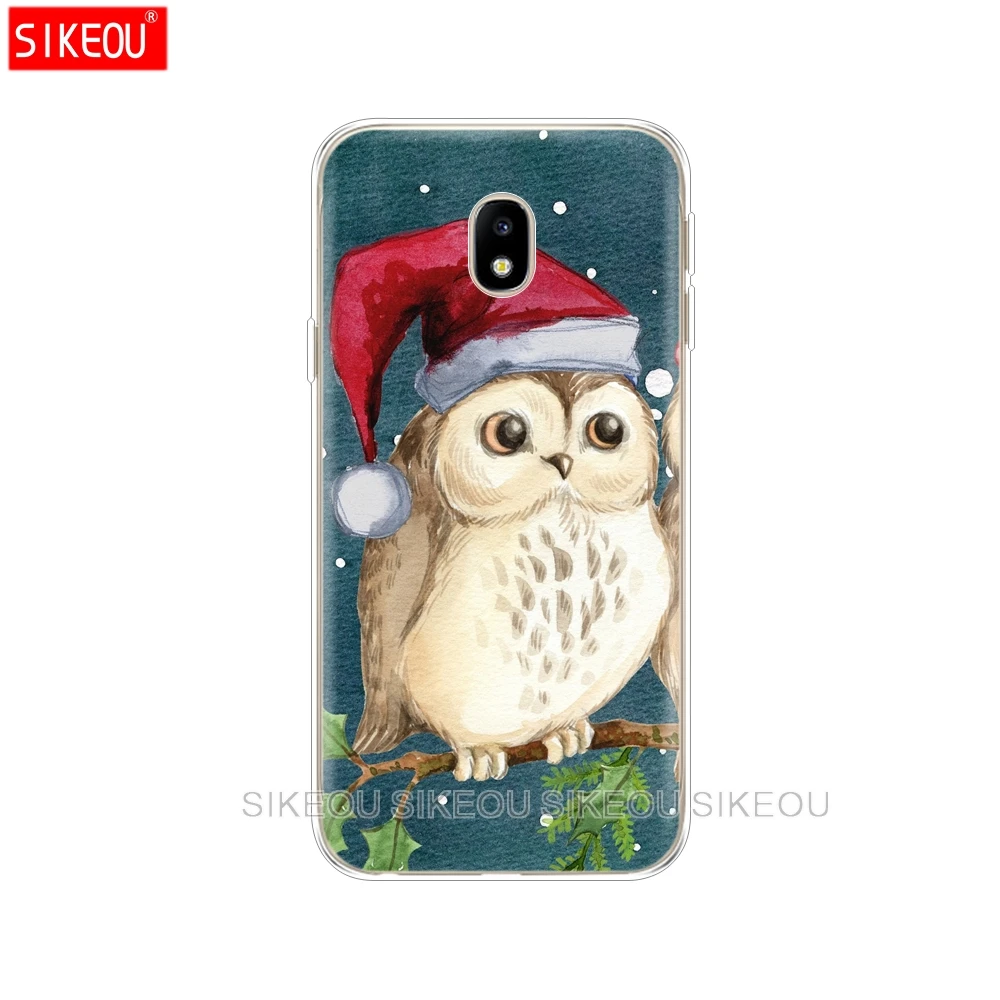 Силиконовый чехол для телефона Samsung Galaxy J3 J5 J7 2017 J330 J530 J730 PRO j2 2018 с Рождеством |