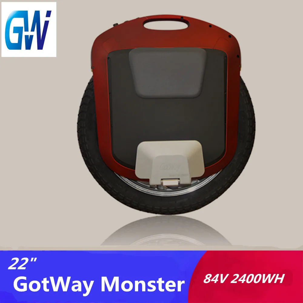 GotWay Monster 22 &quotTitan 2400WH Электрический Одноколесный велосипед уличное спортивное