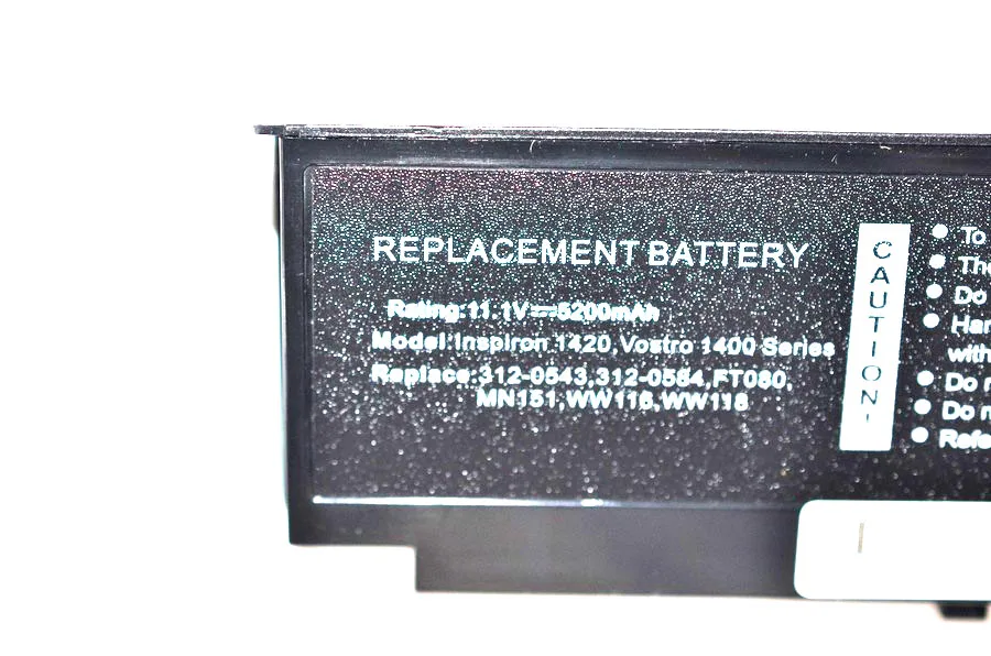 Аккумулятор Golooloo для ноутбука Dell Inspiron 1420 Vostro 1400 312-0543 312-0584 451-10516 FT080 FT092 KX117 NR433 WW116 6