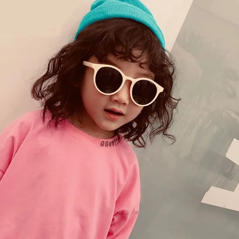 MYT_0116 Kids Sunglasses Boys And Girls Retro Children Sunglasses Round Sun Glasses Vintage Baby Oculos Retro Eyewear