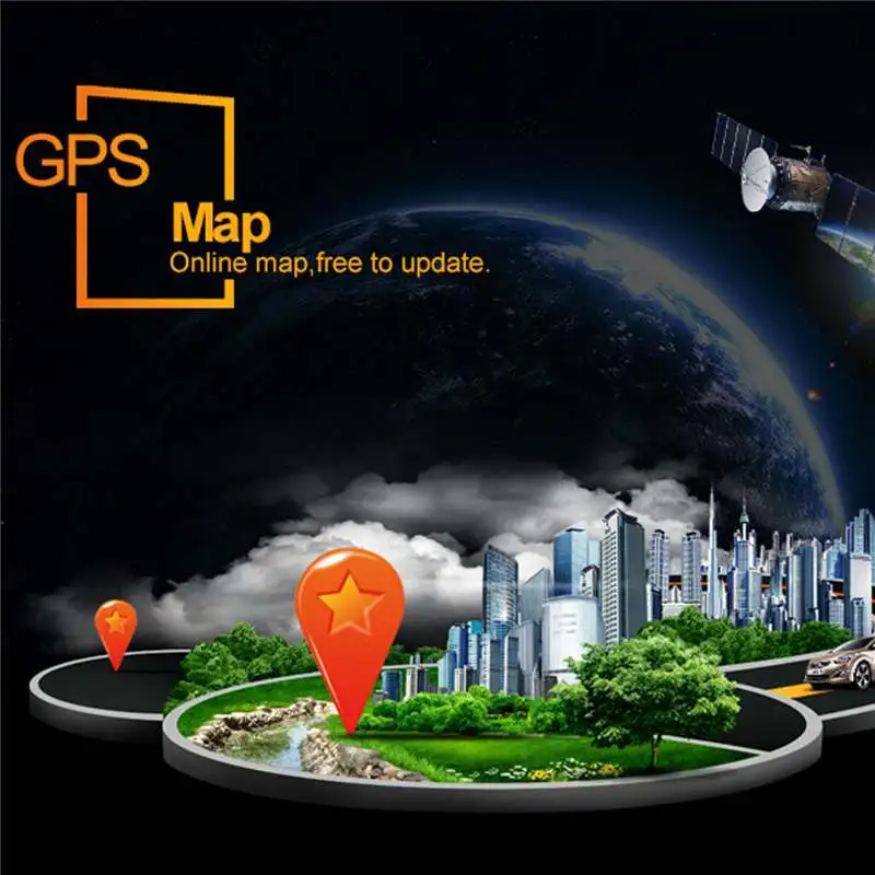 Gps навигация 10,1 дюймов 1 DIN 4+ 32G для Android 9,0 Автомобильный мультимедийный MP5 плеер 8 ядерный сенсорный экран синий зуб радио gps Carema