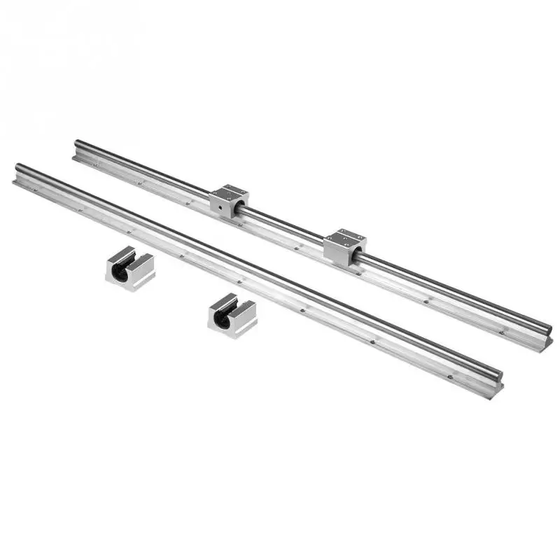 Скользящий направляющий вал с линейным подшипником 2 шт./лот флейта 12 мм + 4 блока