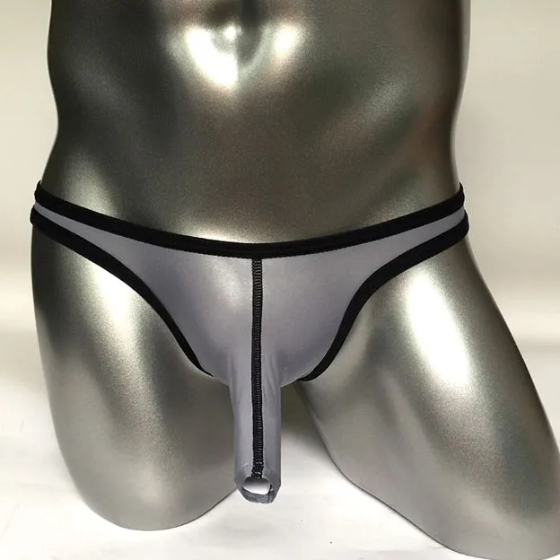 Сумасшедшее Гей Нижнее белье стринги в форме слона мужские шелковые сексуальные