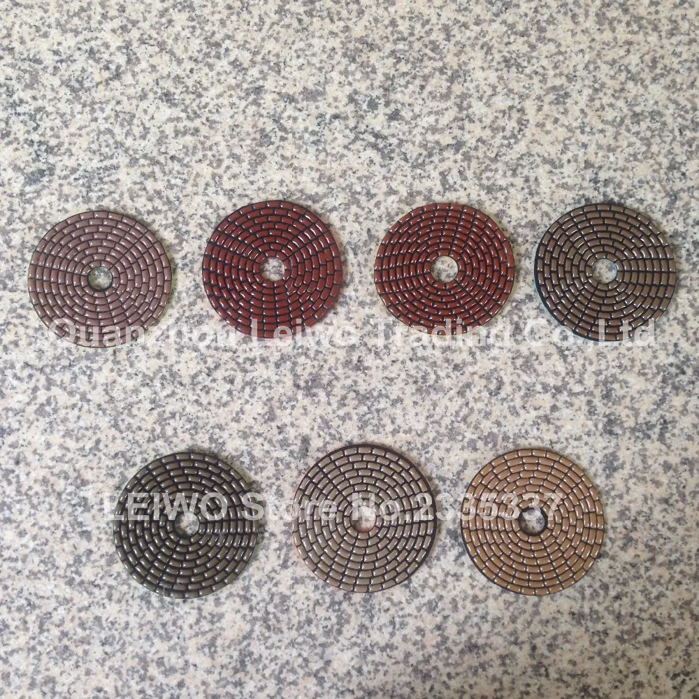 Сухой полировальный коврик 4 дюйма гранитные полировальные колодки полированные