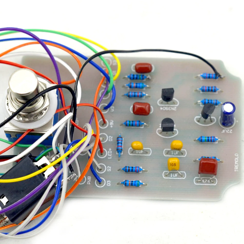 Набор педалей эффектов для электрогитары классический ручной работы в коробке