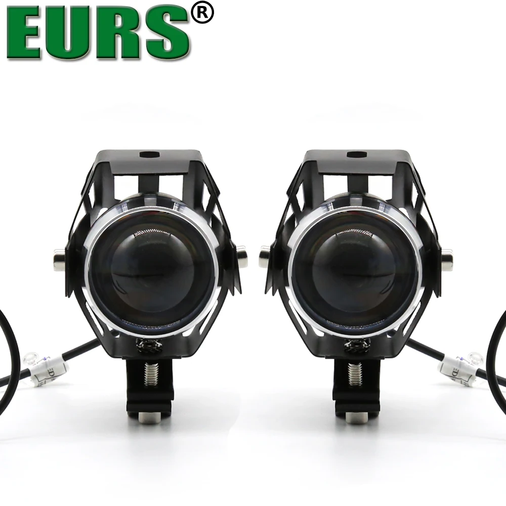 EURS U5 Motoecycle фары работы лампы 125 Вт Авто светодио дный Противотуманные 12 В днем