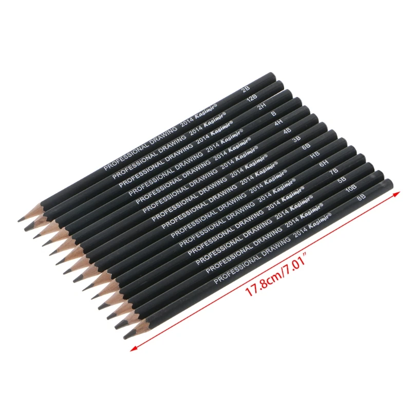 

14Pcs Professional Drawing Sketch Pencil Art Artist Craft School Supplies Set