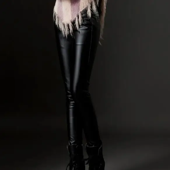 Офисные Леггинсы больших размеров с высокой талией Стрейчевые сексуальные