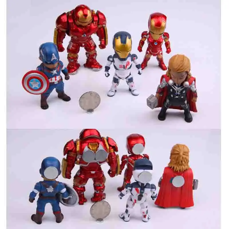 5 шт./лот Мстители серии аниме наклейка с персонажами Marvel hero 3D магниты на холодильник игрушечные фигурки магниты на холодильник детский подарок